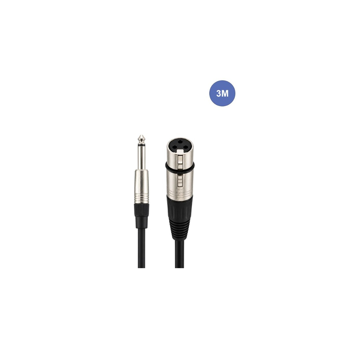 Câbles JACK 6,35 / XLR - Power Acoustics - Accessoires - CAB 2024 (3m)