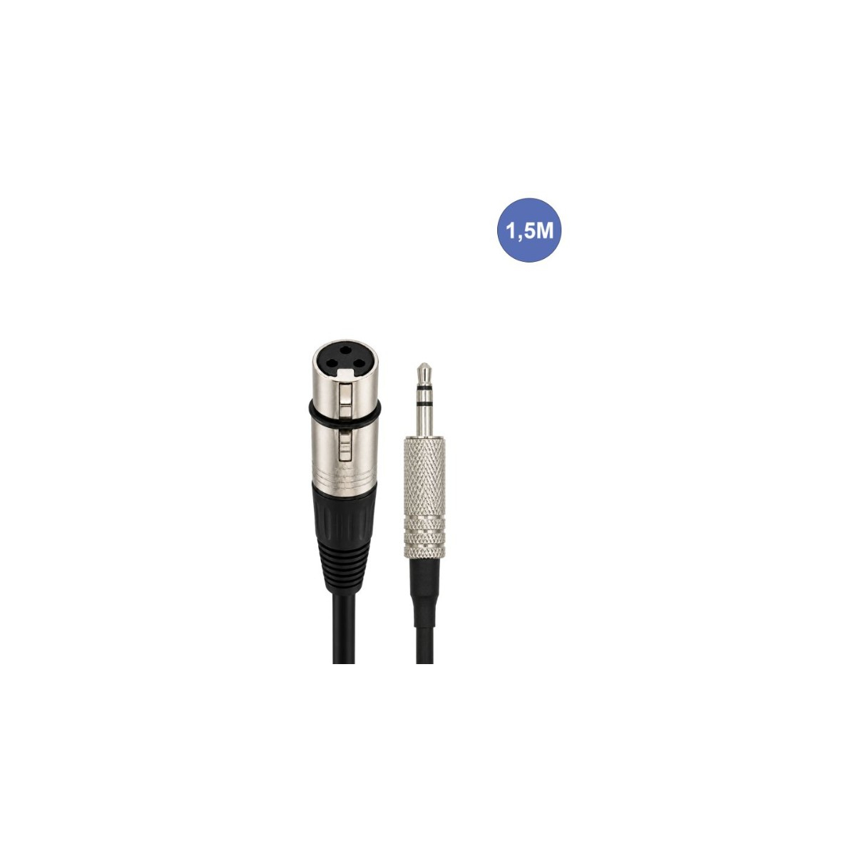 Câbles JACK 3,5 / XLR - Power Acoustics - Accessoires - CAB 2060 (1,5m)