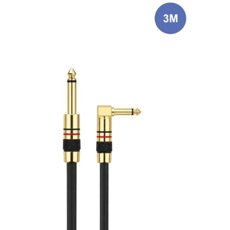 Câbles JACK / JACK instruments - Power Acoustics - Accessoires - CAB 2016 (3m)