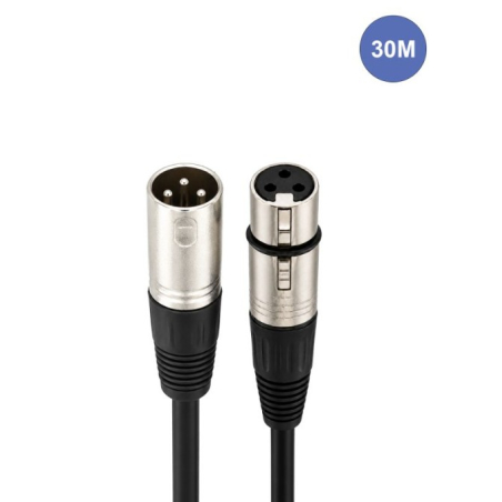 Câbles XLR / XLR - Power Acoustics - Accessoires - CAB 2165 (30m)
