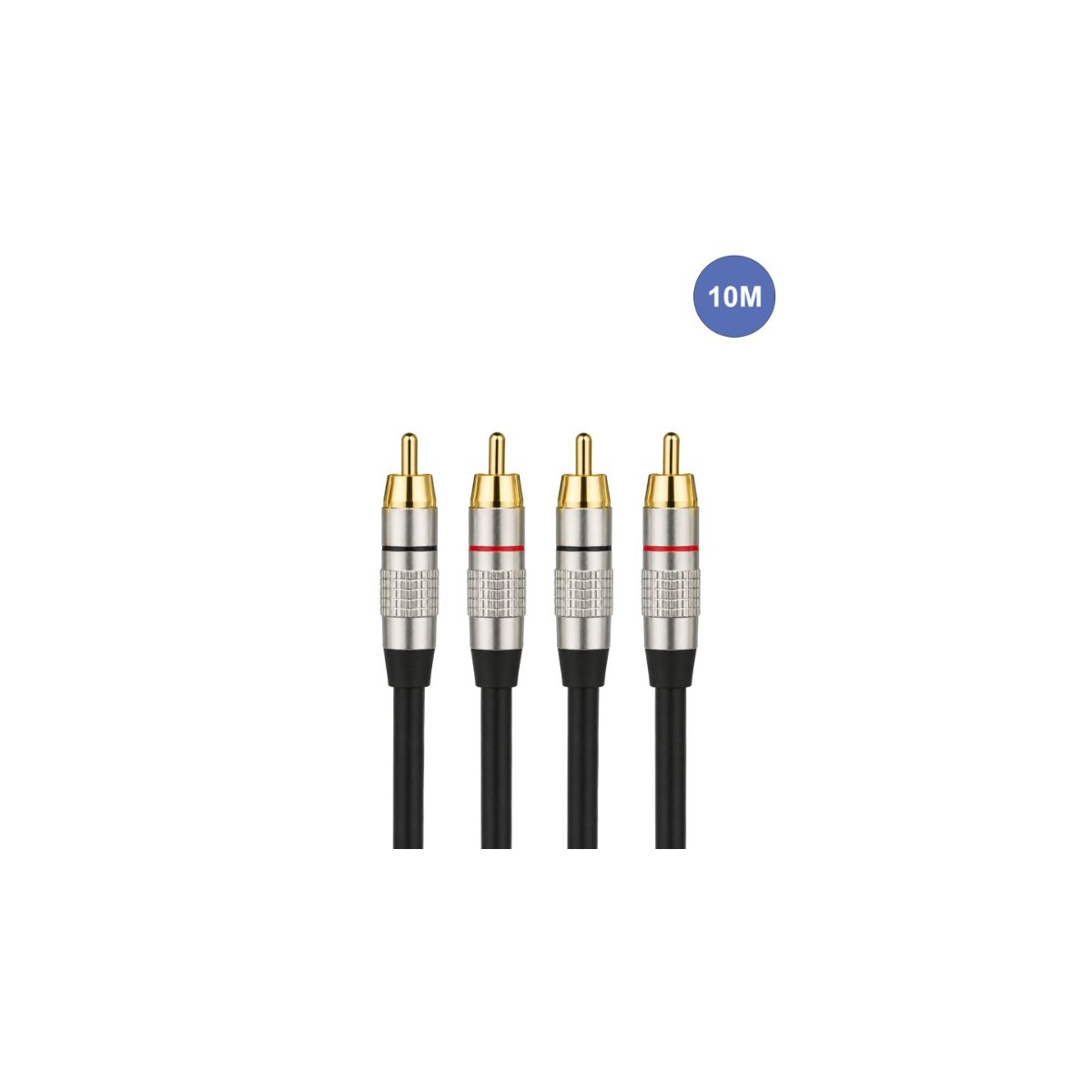 Câbles RCA / RCA - Power Acoustics - Accessoires - CAB 2122 (10m)