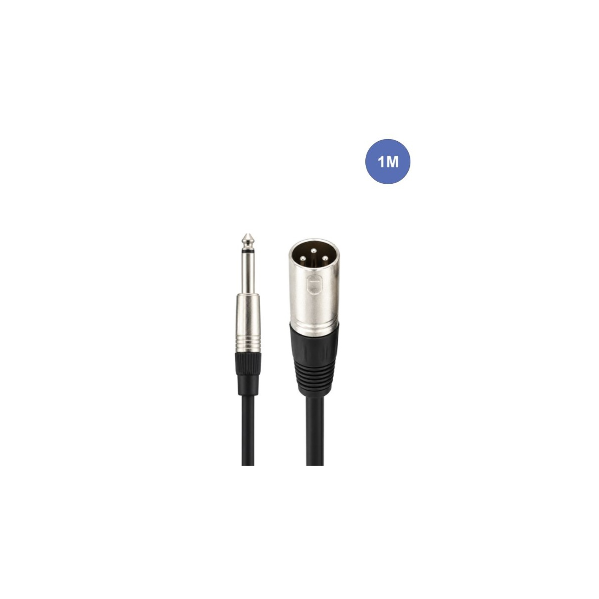 Câbles JACK 6,35 / XLR - Power Acoustics - Accessoires - CAB 2133 (1m)