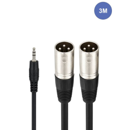 Câbles JACK 3,5 / XLR - Power Acoustics - Accessoires - CAB 2119 (3m)