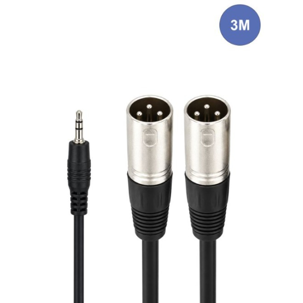 Câbles JACK 3,5 / XLR - Power Acoustics - Accessoires - CAB 2119 (3m)