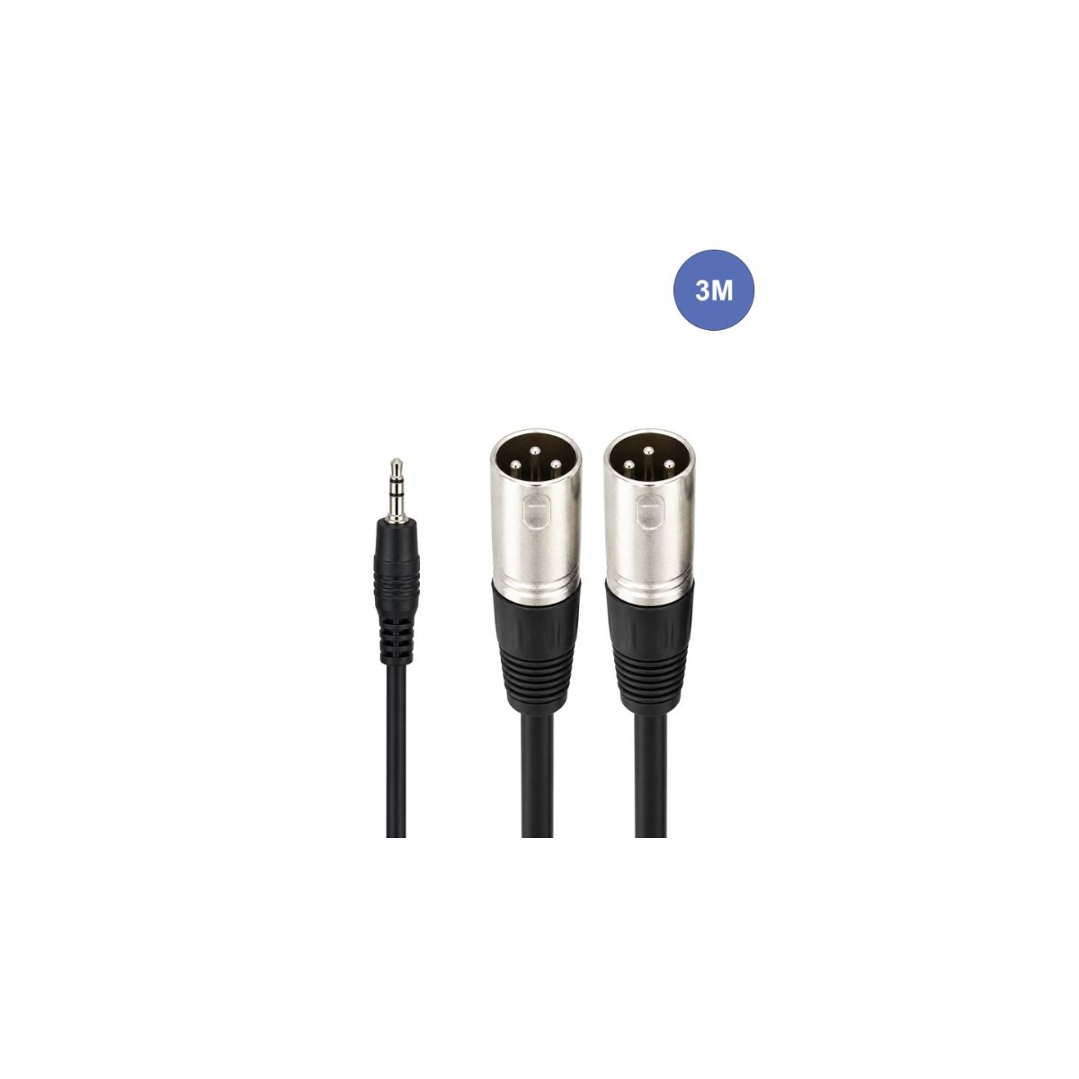 Câbles JACK 3,5 / XLR - Power Acoustics - Accessoires - CAB 2119 (3m)