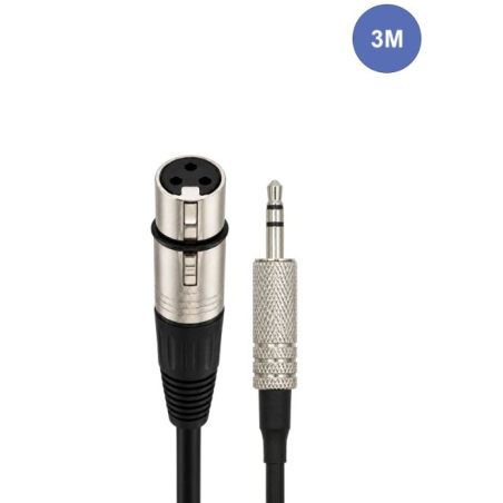 Câbles JACK 3,5 / XLR - Power Acoustics - Accessoires - CAB 2061 (3m)
