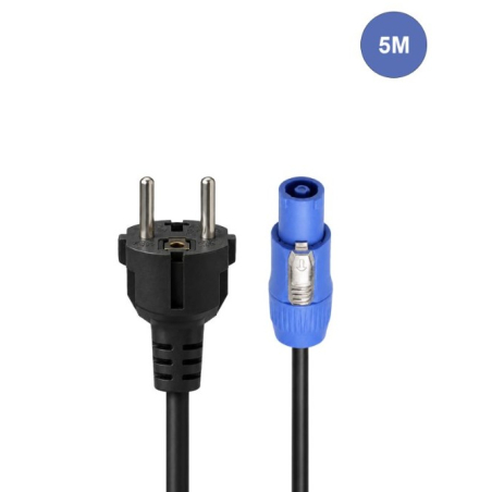 Câbles alimentation powercon - Power Acoustics - Accessoires - CAB 2207 (5m)