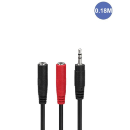 	Câbles JACK 3,5 / JACK 3,5 - Power Acoustics - Accessoires - CAB 2242 (0.18m)