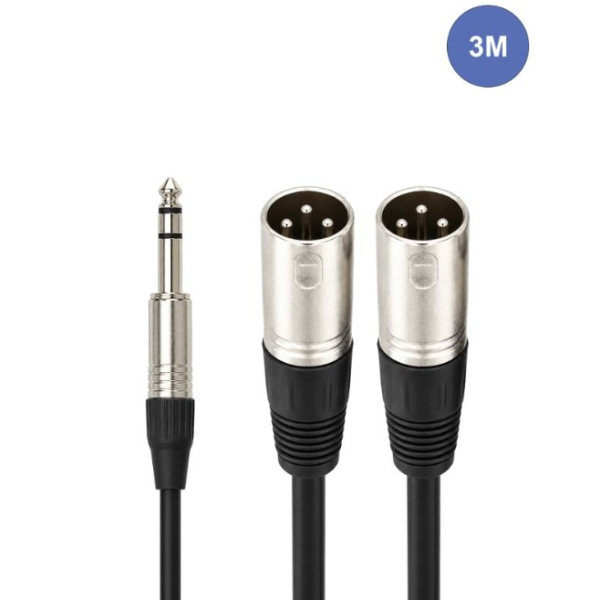 Câbles JACK 6,35 / XLR - Power Acoustics - Accessoires - CAB 2115 (3m)
