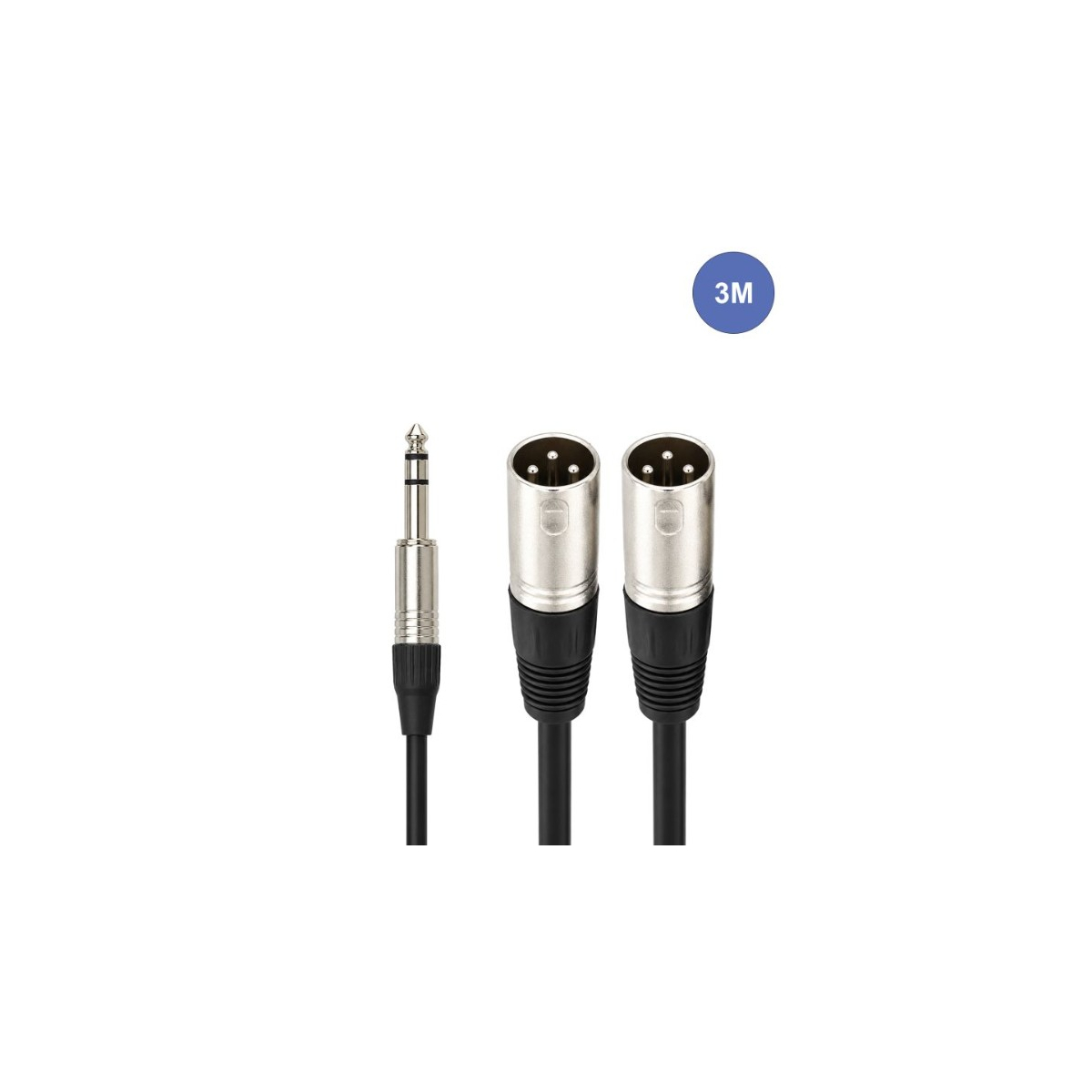Câbles JACK 6,35 / XLR - Power Acoustics - Accessoires - CAB 2115 (3m)
