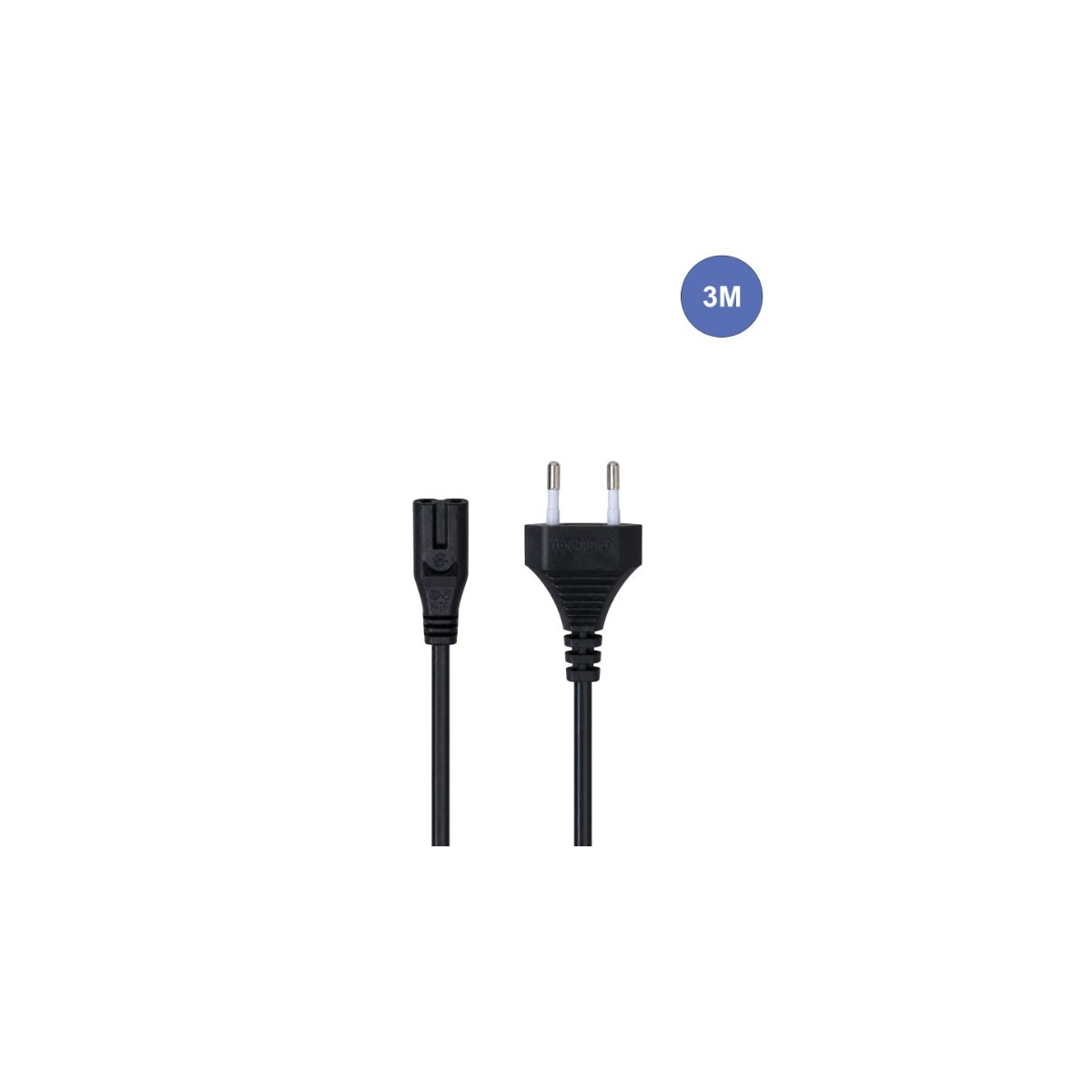 Câbles alimentation shucko 2 conducteurs - Power Acoustics - Accessoires - CAB 2235 (3m)