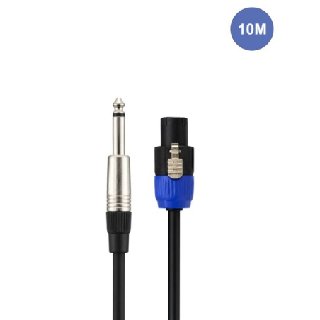 Câbles hauts parleurs JACK / SPEAKON - Power Acoustics - Accessoires - CAB 2046 (10m)