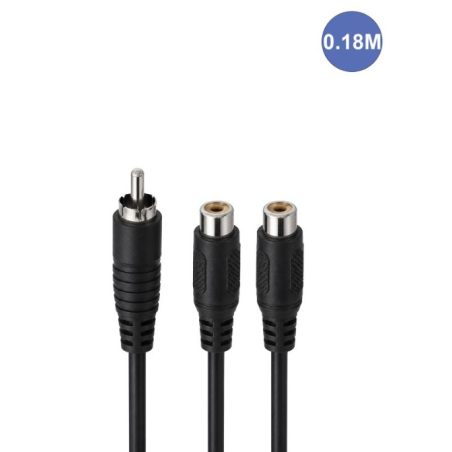 Câbles RCA / RCA - Power Acoustics - Accessoires - CAB 2243 (0.18m)