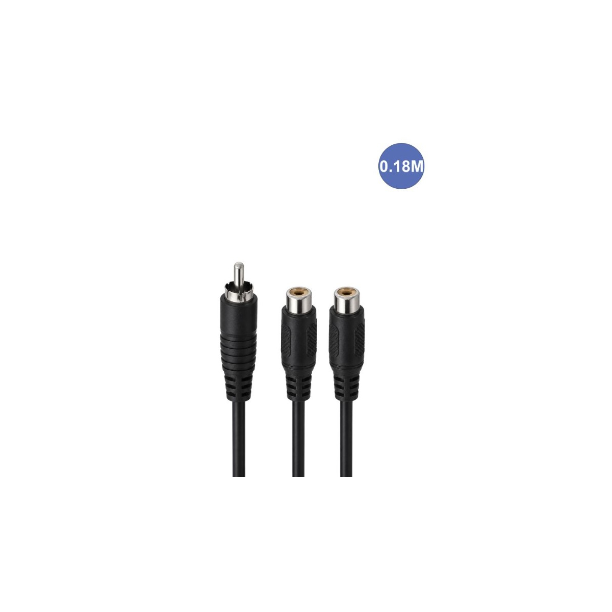 Câbles RCA / RCA - Power Acoustics - Accessoires - CAB 2243 (0.18m)