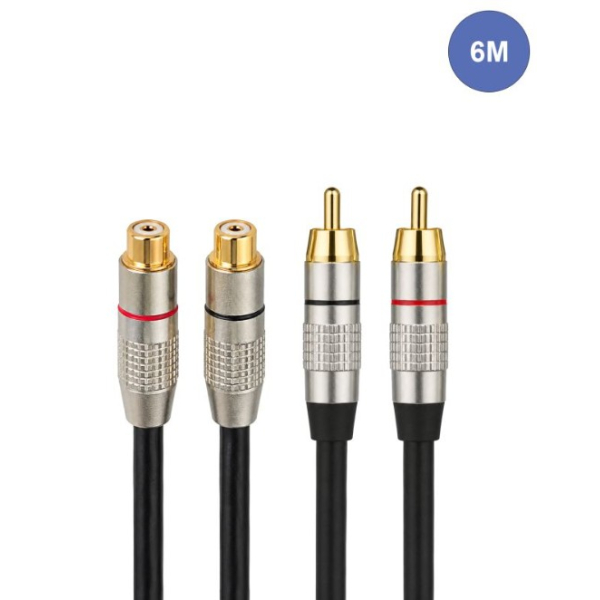Câbles RCA / RCA - Power Acoustics - Accessoires - CAB 2120 (6m)