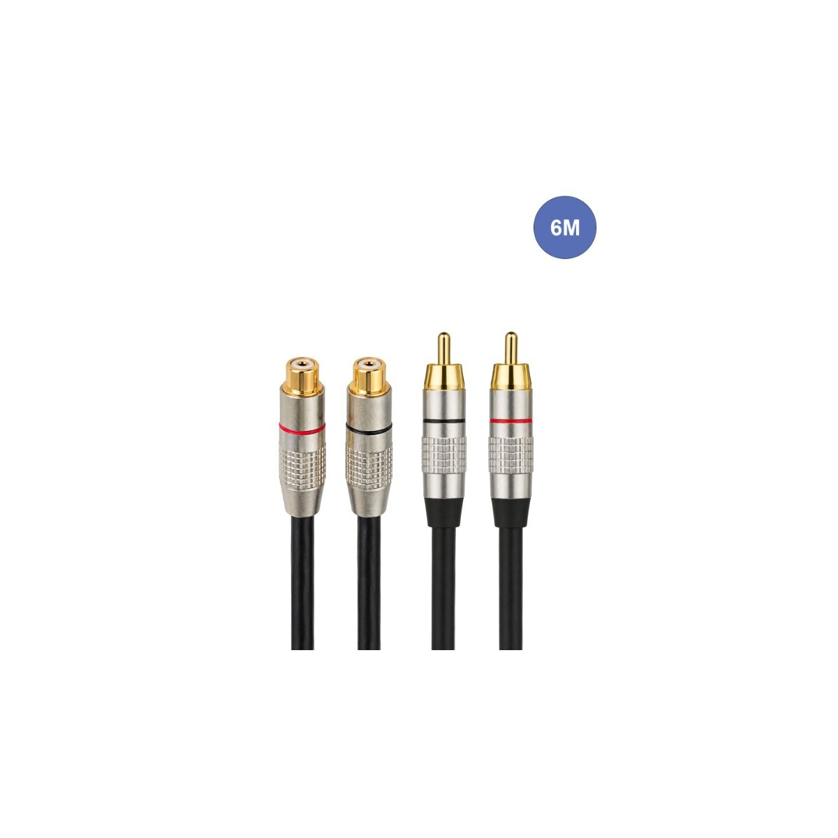 Câbles RCA / RCA - Power Acoustics - Accessoires - CAB 2120 (6m)
