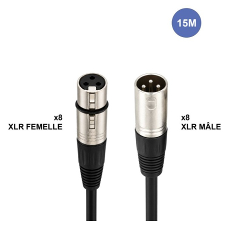 Multipaires - Power Acoustics - Accessoires - CAB 2223 (15m)