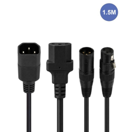 Câbles hybrides alimentation et DMX - Power Acoustics - Accessoires - CAB 2195 (1,5m)