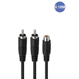 Câbles RCA / RCA - Power Acoustics - Accessoires - CAB 2240 (0.18m)
