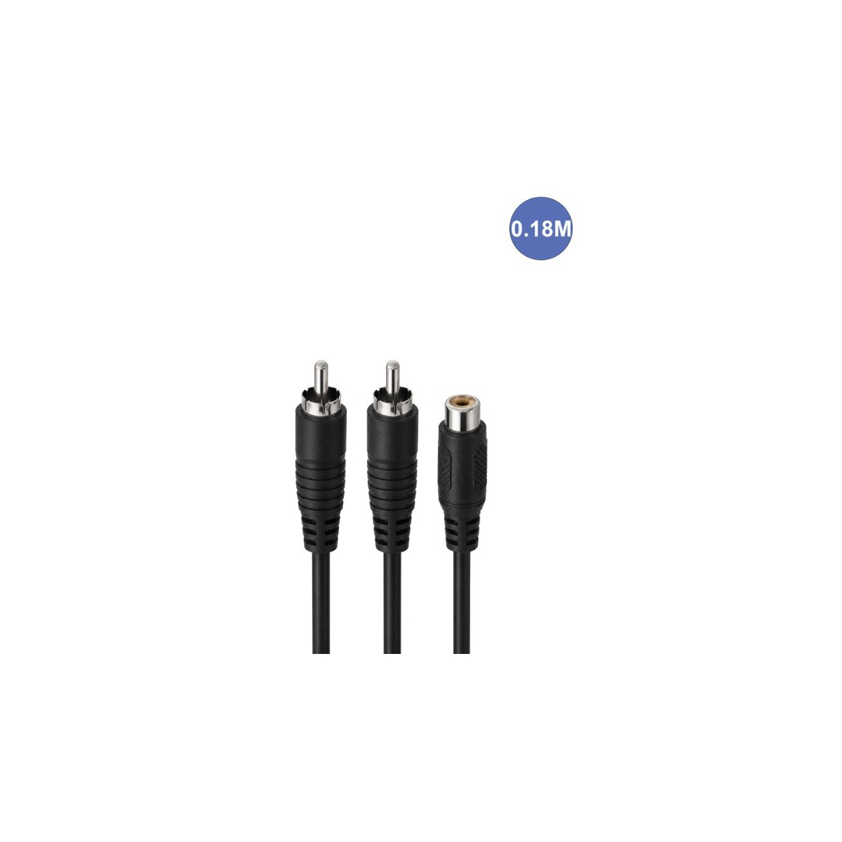 Câbles RCA / RCA - Power Acoustics - Accessoires - CAB 2240 (0.18m)