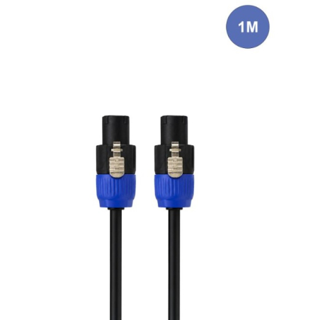 Câbles hauts parleurs SPEAKON - Power Acoustics - Accessoires - CAB 2188 (2x1,5mm - 1m)