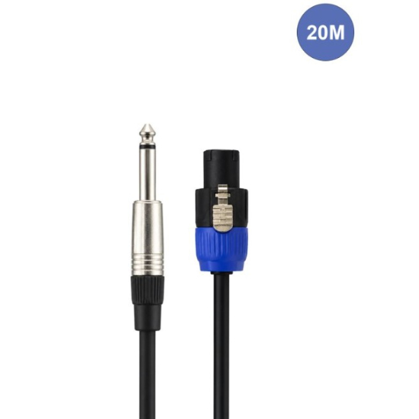 Câbles hauts parleurs JACK / SPEAKON - Power Acoustics - Accessoires - CAB 2047 (20m)