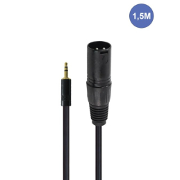 Câbles JACK 3,5 / XLR - Power Studio - AUDIOCAB 4038 (1.5m)