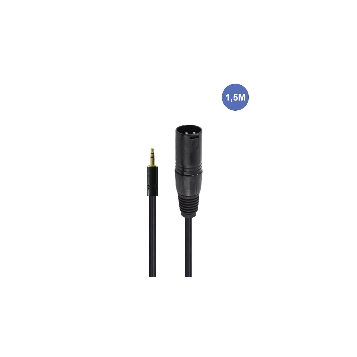 Câbles JACK 3,5 / XLR - Power Studio - AUDIOCAB 4038 (1.5m)