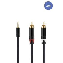 Câbles JACK 3,5 / RCA - Power Studio - AUDIOCAB 4019 (3m)