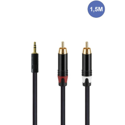 Câbles JACK 3,5 / RCA - Power Studio - AUDIOCAB 4018 (1.5m)