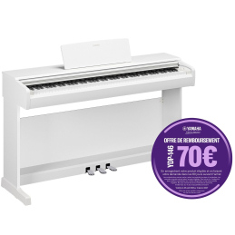 Pianos numériques meubles - Yamaha - YDP-146 WH Arius (Blanc)
