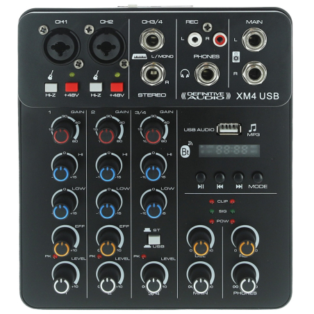 Consoles analogiques - Definitive Audio - XM4 USB