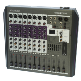 Consoles analogiques - Definitive Audio - TMX8 FX USB