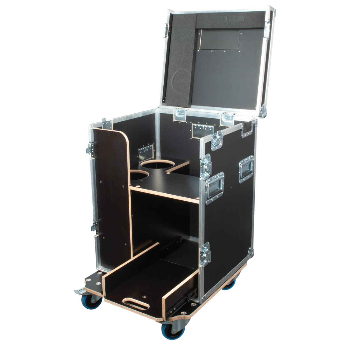 Flight cases éclairage - Showtec - Flightcase Mistique
