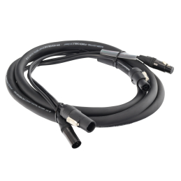 Câbles hybrides alimentation et DMX - Algam Lighting - DMX5-POWER-T1-3M (3m)