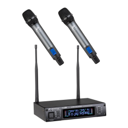 Micros chant sans fil - JB Systems - PACK-HF-PRO-TWIN/MIC