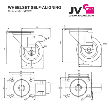 Roues - BriteQ - WHEELSET SELF-ALIGNING