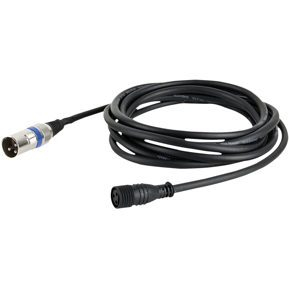 Câbles DMX éclairage XLR 3 points - Showtec - Câble d'entrée DMX pour...