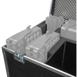 	Flight cases éclairage - Showtec - 4x Helix S5000 et accessoires