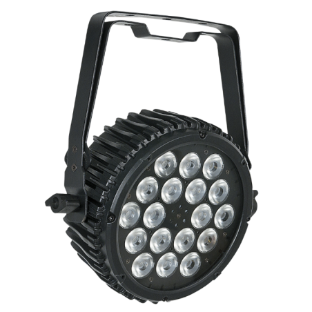 Projecteurs PAR LED - Showtec - Compact Par 18 MKII (Noir)