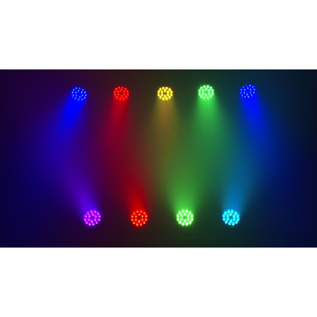 Projecteurs PAR LED - Showtec - Compact Par 18 Q4 (Noir)