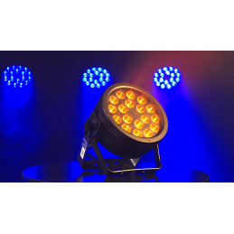 	Projecteurs PAR LED - Showtec - Compact Par 18 Q4 (Noir)