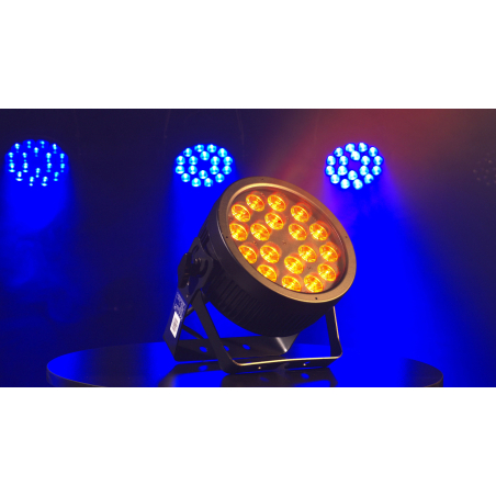 Projecteurs PAR LED - Showtec - Compact Par 18 Q4 (Noir)