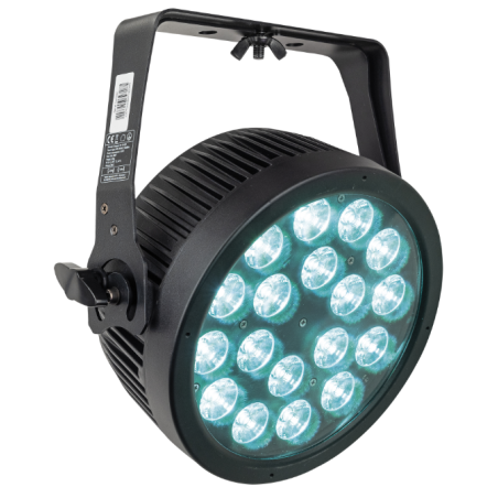 Projecteurs PAR LED - Showtec - Compact Par 18 Q4 (Noir)