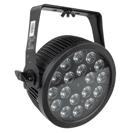 Projecteurs PAR LED - Showtec - Compact Par 18 Q4 (Noir)