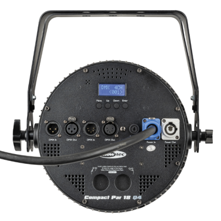 Projecteurs PAR LED - Showtec - Compact Par 18 Q4 (Noir)