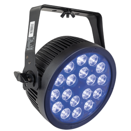Projecteurs PAR LED - Showtec - Compact Par 18 Q4 (Noir)