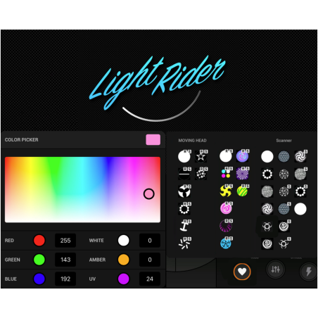 Logiciels DMX - Daslight - Light Rider LR512 MKIII