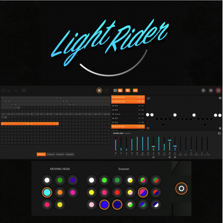 Logiciels DMX - Daslight - Light Rider LR512 MKIII