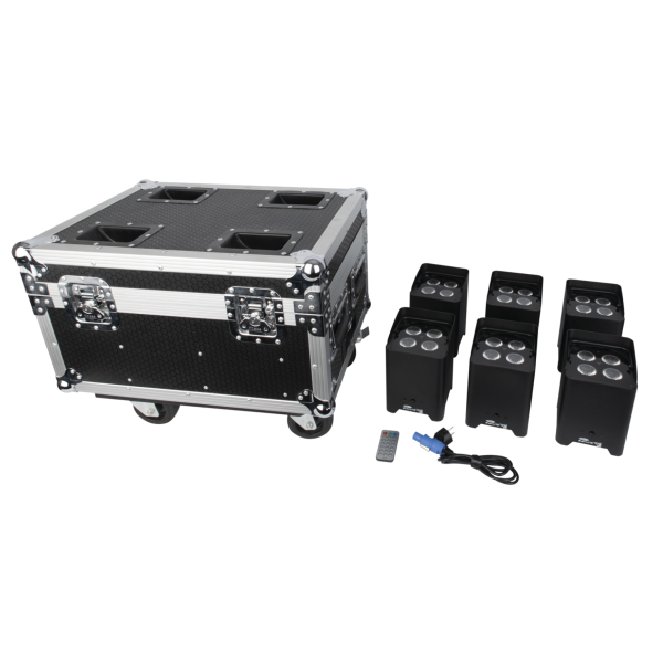 Projecteurs sur batteries - Showtec - EventLITE 4/10 Q6 Set